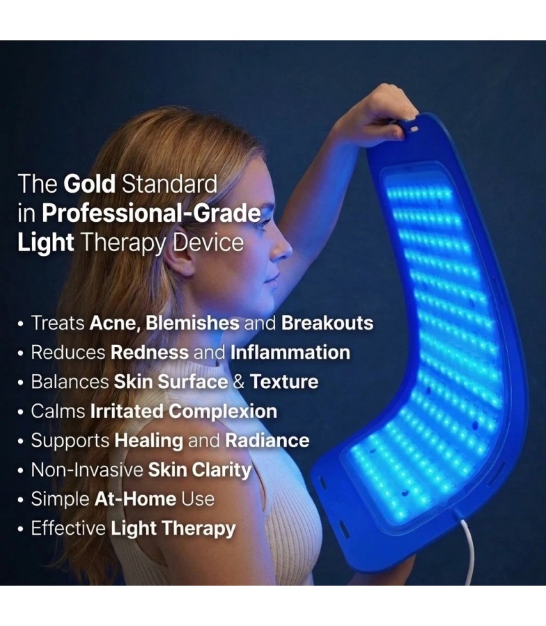Flexible Silicone LED Light Therapy Dome | 4 Wavelength PDT Red Light Device For Home Skin Care