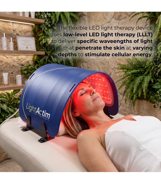 Flexible Silicone LED Light Therapy Dome | 4 Wavelength PDT Red Light Device For Home Skin Care